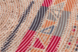 Baskılı Motifli Kilim Yıkanabilir Makine Dokuma JÜT BASKILI 043