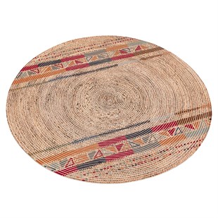 Baskılı Motifli Kilim Yıkanabilir Makine Dokuma JÜT BASKILI 043