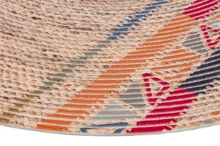 Baskılı Motifli Kilim Yıkanabilir Makine Dokuma JÜT BASKILI 043