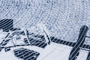 Baskılı Motifli Kilim Yıkanabilir Makine Dokuma JÜT BASKILI 044