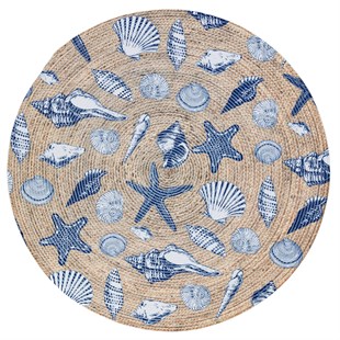 Baskılı Motifli Kilim Yıkanabilir Makine Dokuma JÜT BASKILI 045