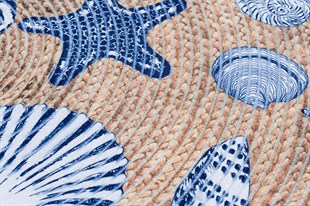 Baskılı Motifli Kilim Yıkanabilir Makine Dokuma JÜT BASKILI 045