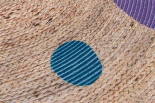 Baskılı Motifli Kilim Yıkanabilir Makine Dokuma JÜT BASKILI 054