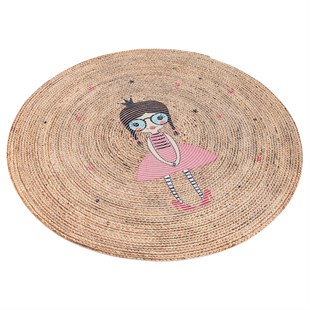 Baskılı Motifli Kilim Yıkanabilir Makine Dokuma JÜT BASKILI 056