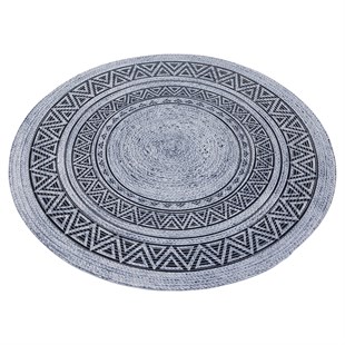 Baskılı Motifli Kilim Yıkanabilir Makine Dokuma JÜT BASKILI 057