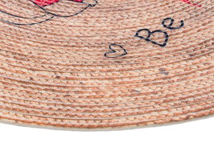 Baskılı Motifli Kilim Yıkanabilir Makine Dokuma JÜT BASKILI 061