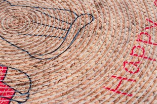 Baskılı Motifli Kilim Yıkanabilir Makine Dokuma JÜT BASKILI 061