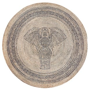 Baskılı Motifli Kilim Yıkanabilir Makine Dokuma JÜT BASKILI 062