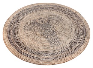 Baskılı Motifli Kilim Yıkanabilir Makine Dokuma JÜT BASKILI 062