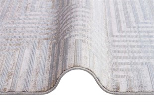 Makine Halısı Modern Desenli Kuvars Serisi Bej Eg72a