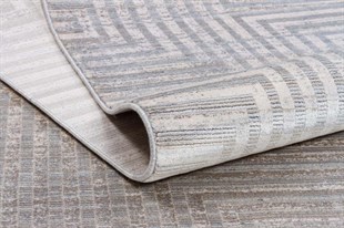 Makine Halısı Modern Desenli Kuvars Serisi Bej Eg72a