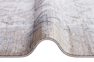 Makine Halısı Modern Desenli Kuvars Serisi Bej Eh40a