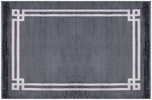 Yıkanabilir Halı Makine Dokuma Mavera Serisi Antrasit 