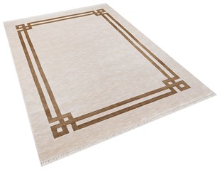 Yıkanabilir Halı Makine Dokuma Mavera Serisi Krem Gold 