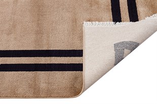 Yıkanabilir Halı Makine Dokuma Mavera Serisi Bej Siyah 