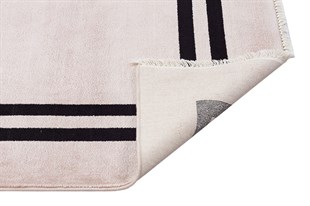 Yıkanabilir Halı Makine Dokuma Mavera Serisi Bej 