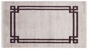 Yıkanabilir Halı Makine Dokuma Mavera Serisi Vizon Kahve 