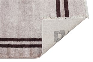 Yıkanabilir Halı Makine Dokuma Mavera Serisi Vizon Kahve 