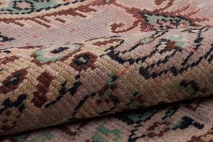 El Dokuma %100 Yün Türk Vintage Halı Yerli Üretim Ölçü;180x254