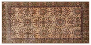 El Dokuma %100 Yün Türk Vintage Halı Yerli Üretim Ölçü;102x205