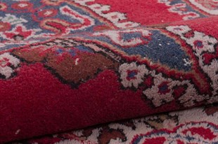 El Dokuma %100 Yün Türk Vintage Halı Yerli Üretim Ölçü;123x210