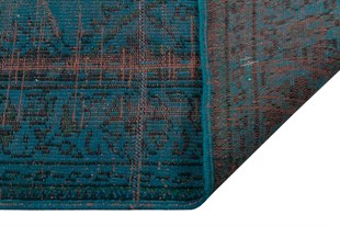 El Dokuma %100 Yün Türk Vintage Halı Yerli Üretim Ölçü;191x291