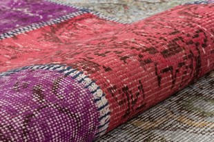 Modern El Dokuma Patchwork Halı Renkli Ölçü;200 x 300