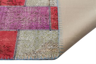 Modern El Dokuma Patchwork Halı Renkli Ölçü;200 x 300