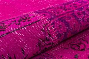 Modern El Dokuma Patchwork Halı Pembe 4 m2 Ölçü;170 x 240