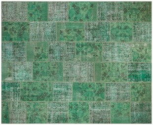 Modern El Dokuma Patchwork Halı Renkli Ölçü;250 x 300