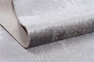 Piero Serisi Modern Makine Dokum Halı Yerli Üretim Gri Piero21323 Gri