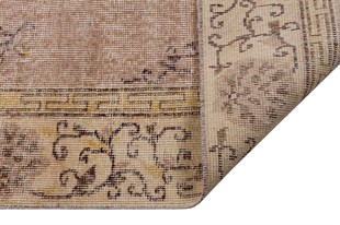 El Dokuma %100 Yün Türk Vintage Halı Yerli Üretim Ölçü;146x257