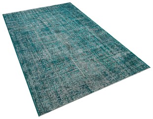 El Dokuma %100 Yün Türk Vintage Halı Yerli Üretim Ölçü;145x234