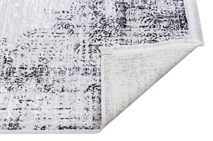 Modern Makine Dokuma Halı Poem Serisi PoemPm01 Siyah