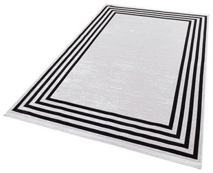 Modern Makine Dokuma Halı Poem Serisi PoemPm04 Siyah