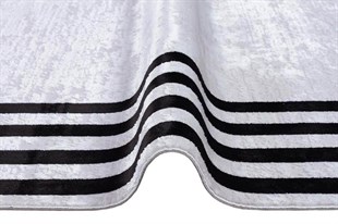 Modern Makine Dokuma Halı Poem Serisi PoemPm04 Siyah