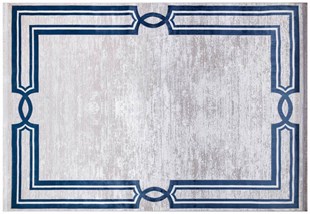 Modern Makine Dokuma Halı Poem Serisi PoemPm05 Mavi