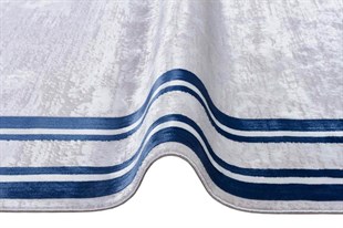 Modern Makine Dokuma Halı Poem Serisi PoemPm05 Mavi