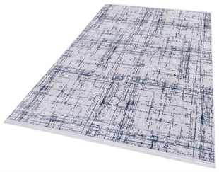 Modern Makine Dokuma Halı Poem Serisi PoemPm07 Mavi