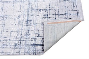 Modern Makine Dokuma Halı Poem Serisi PoemPm07 Mavi