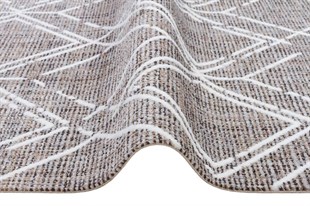 İskandinav Desenli Modern Makine Dokuma Halı Rio Antrasit Gri 19424 Gri