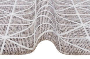 İskandinav Desenli Modern Makine Dokuma Halı Rio Antrasit Gri 19484 Gri