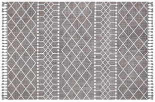 İskandinav Desenli Modern Makine Dokuma Halı Rio Antrasit Gri 19492 Gri