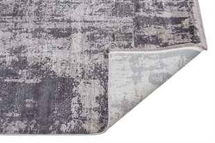 Modern Makine Halısı Yumuşak Yıkanabilir Riva Serisi 8701 GRİ/ANT
