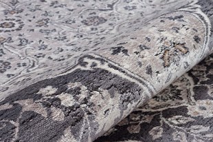 Modern Makine Halısı Yumuşak Yıkanabilir Riva Serisi 8705 GRİ