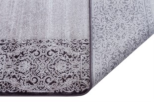 Modern Makine Halısı Yumuşak Yıkanabilir Riva Serisi 8710 GRİ/ANTRASİT