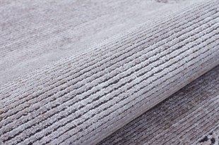 Modern Makine Halısı Yumuşak Yıkanabilir Riva Serisi 8710 GRİ/ANTRASİT