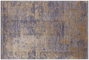 Modern Makine Halısı Yumuşak Yıkanabilir Riva Serisi 8711 GOLD/ANTRASİT