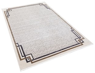 Modern Makine Halısı Yumuşak Yıkanabilir Riva Serisi Riva 8720 Gri