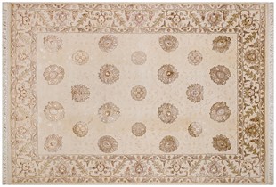 %100 Yün Halı Klasik El Dokuma Koleksiyonu HAS.325 IVORY/IVOR